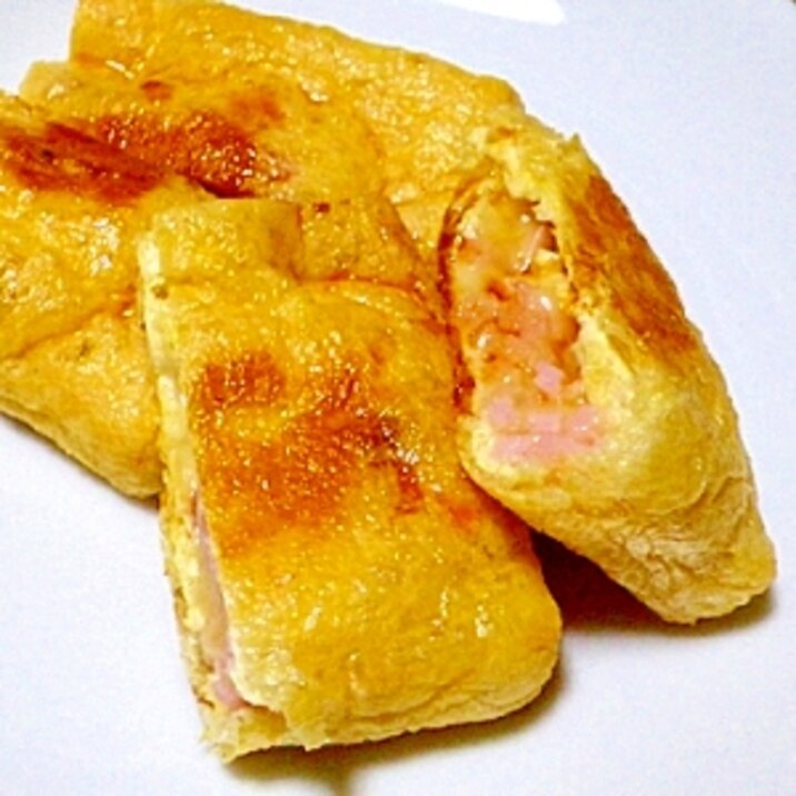 簡単なツマミ ハムチーズのキツネ焼き レシピ 作り方 By あひる課長 楽天レシピ 簡単なツマミ ハムチーズのキツネ焼き レシピ 作り方 By あひる課長 楽天レシピ